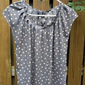 Lauren Conrad polka dot blouse